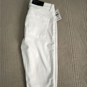DL1961 white “Margaux”instasculpt ankle skinny jeans